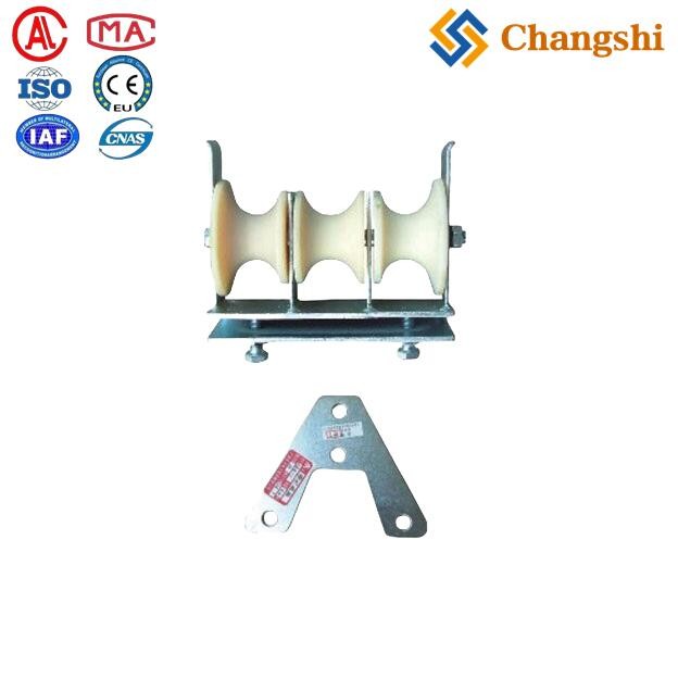 Triple Bundle Stringing Pulley Block For Overhead Power Line Stringing Conductor - Image 1