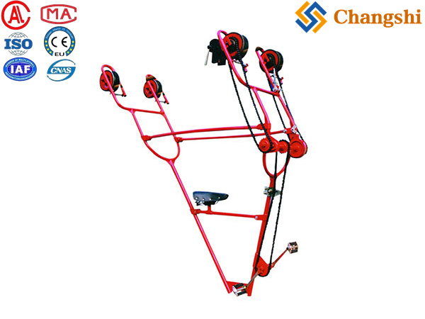 Two-Conductor Bundle Live Line Cart for OHTL Inspection
