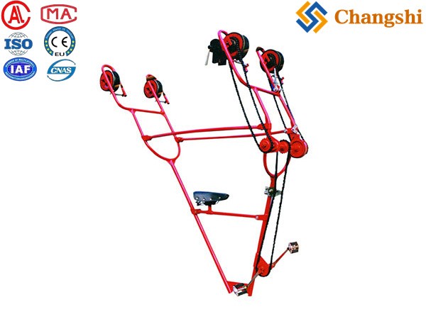 Two-Conductor Bundle Live Line Cart for OHTL Inspection - Image 1