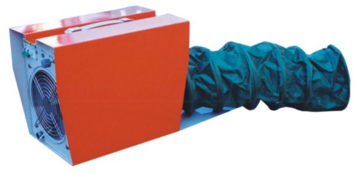 Bidirectional Confined Space Ventilator with Variable Speed