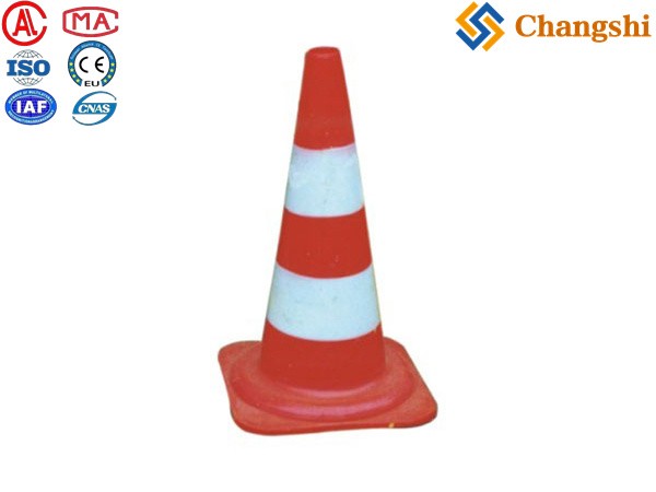 Folding Worksite Road Barricade with Reflective Film - Image 1