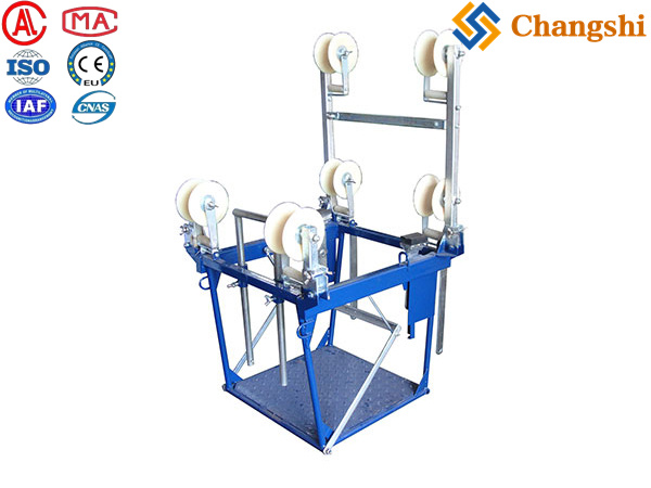 Four-Conductor Bundle Line Cart for Overhead Maintenance