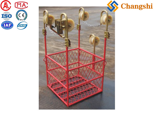 Three-Conductor Bundle Line Cart for Overhead Maintenance